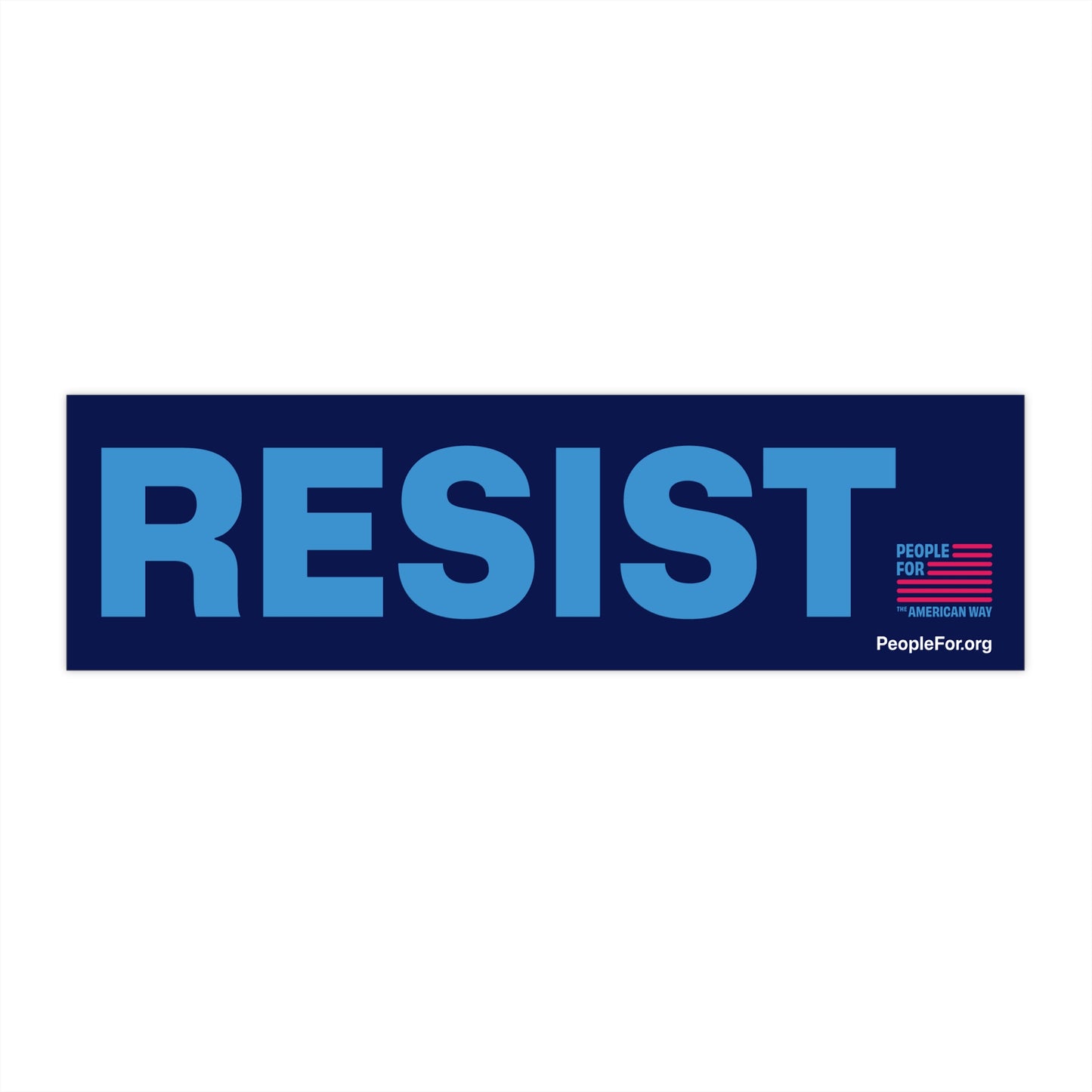 RESIST Bumper Sticker - Navy