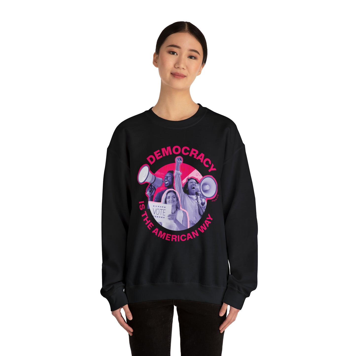 Democracy is the American Way Crewneck Sweatshirt