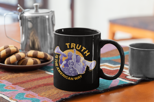 Truth is the American Way Mug - Black