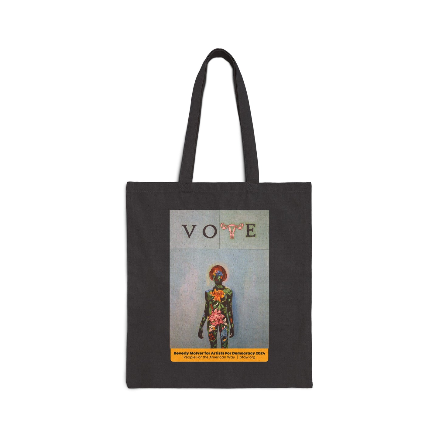 Tote Bag: "Vote Black Beauty" by Beverly McIver