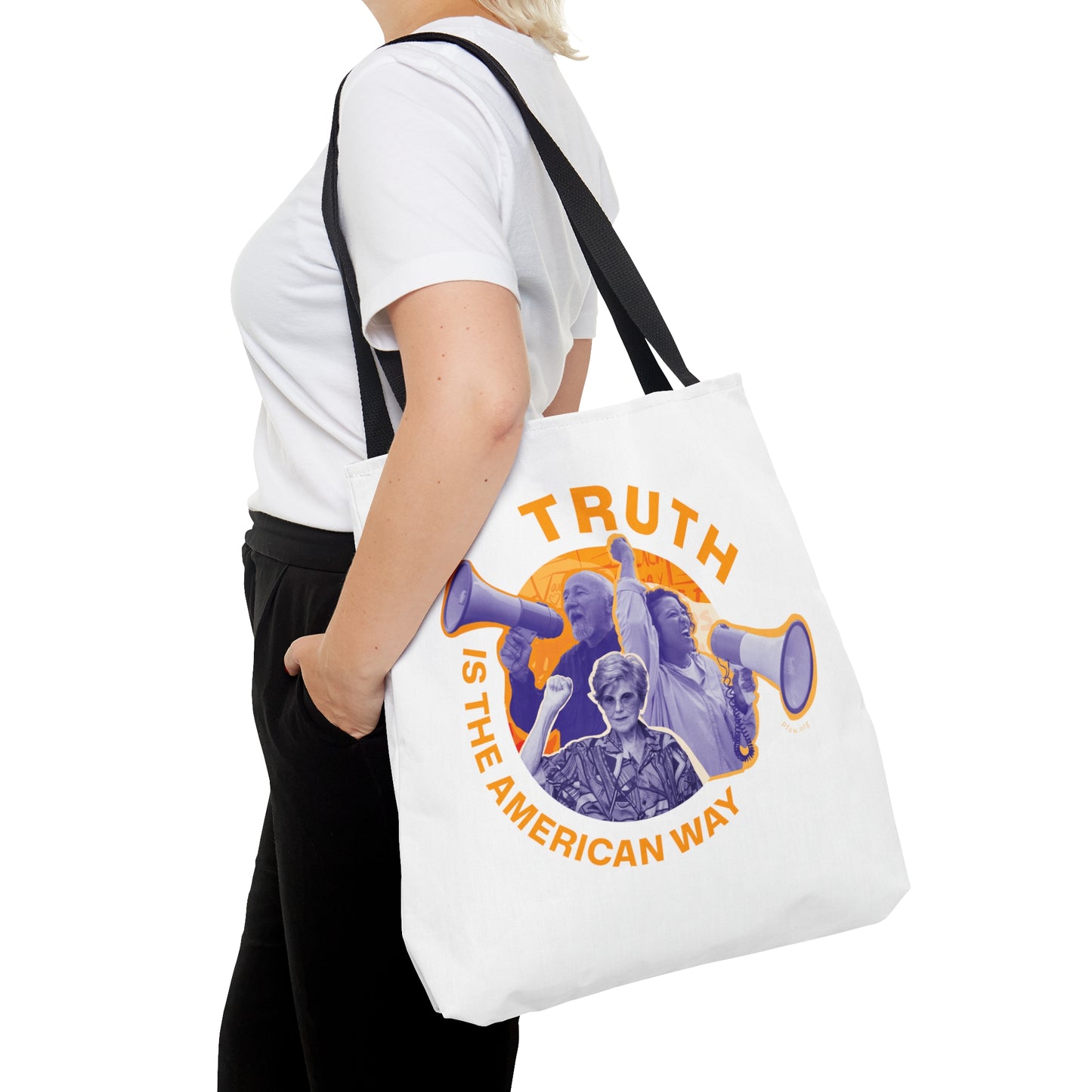 Truth is the American Way Tote - White