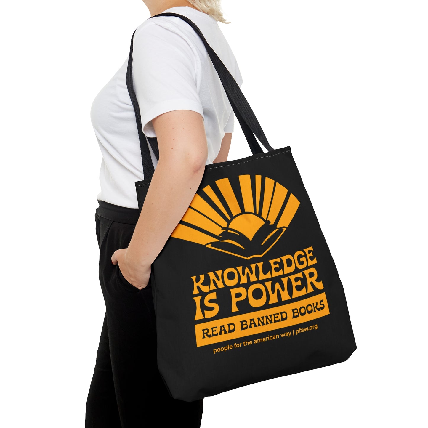 Knowledge is Power Tote - Black