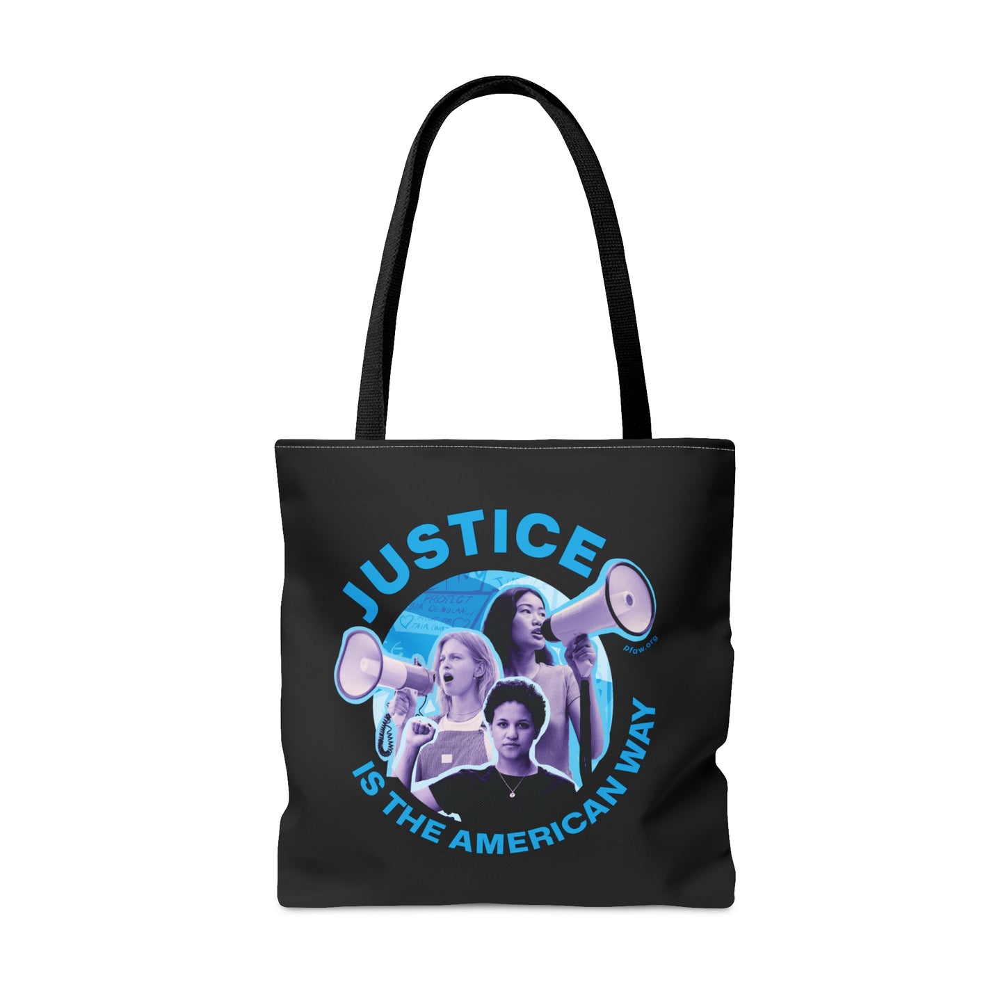Justice is the American Way Tote - Black