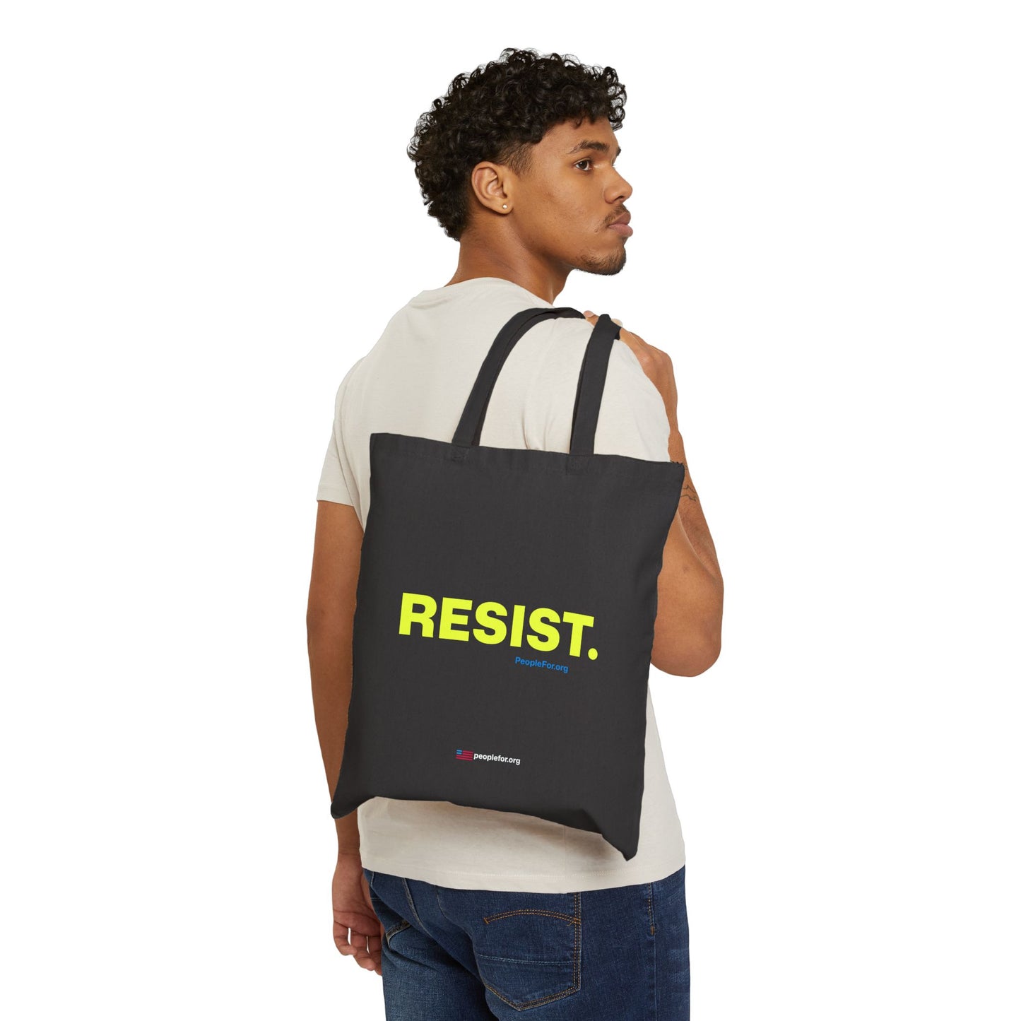Resist Canvas Tote