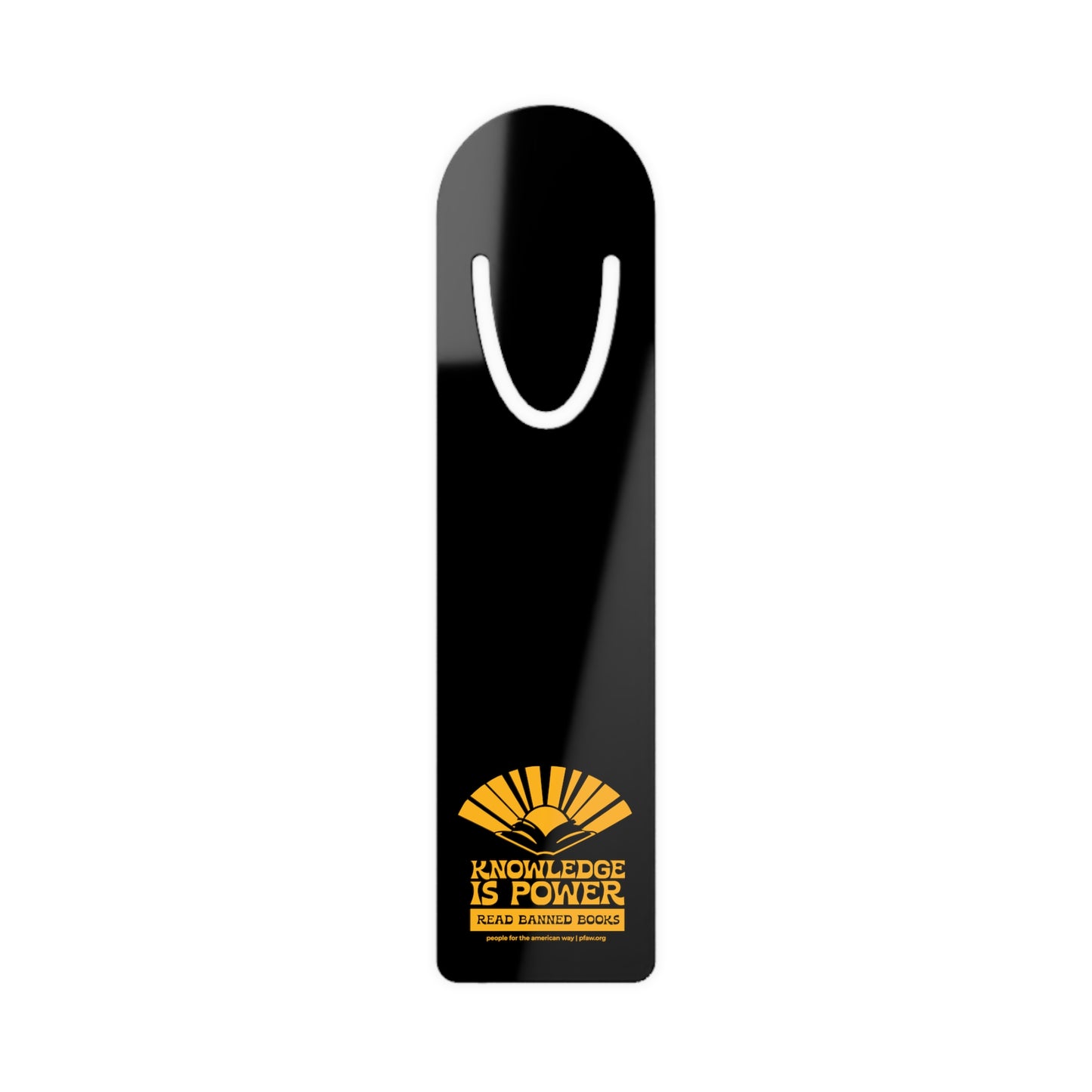 Knowledge is Power Bookmark - Black