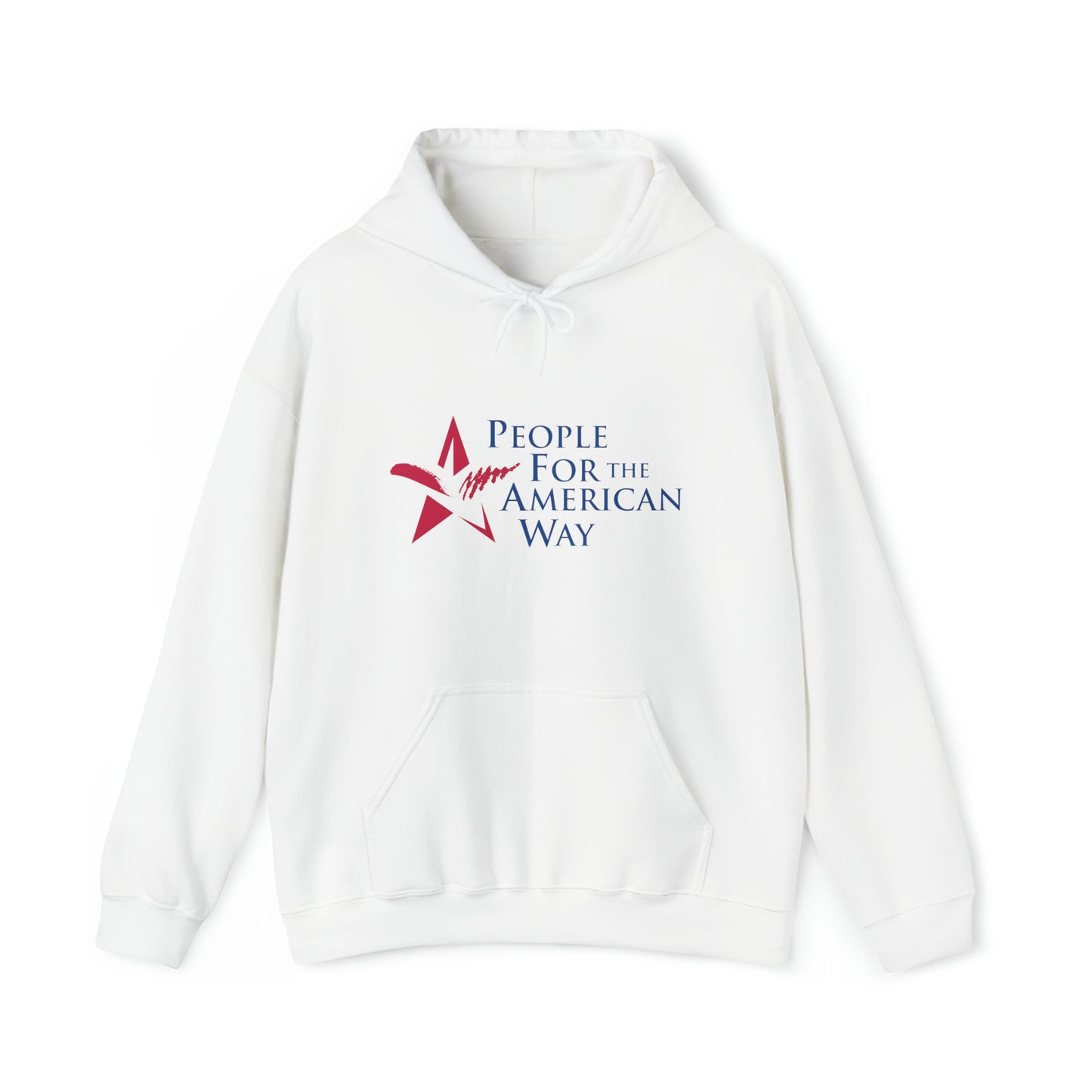 People For the American Way Logo Hooded Sweatshirt