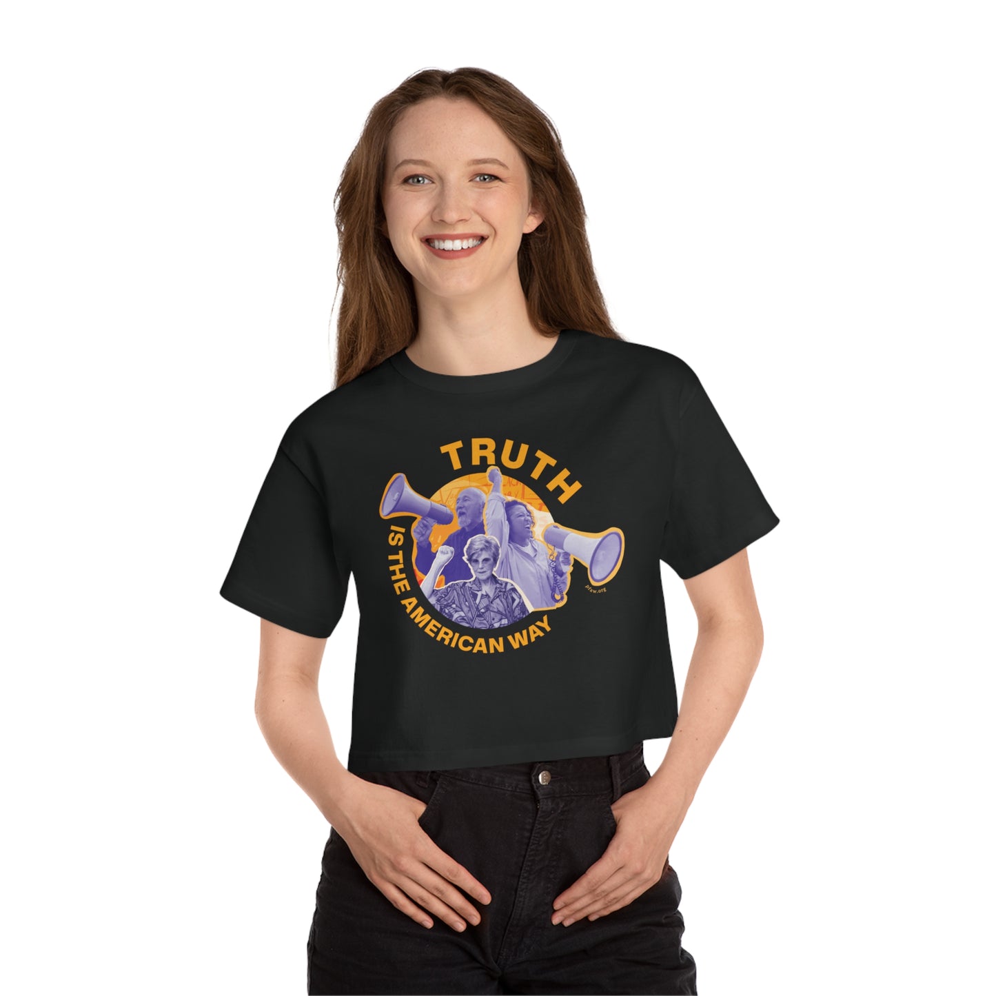 Truth is the American Way Crop Top