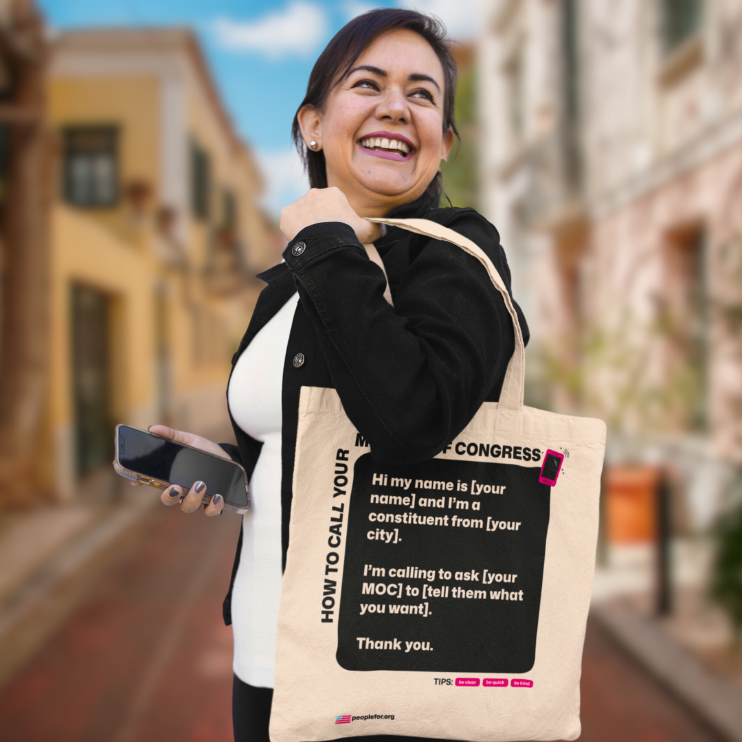 Call congress tote bag