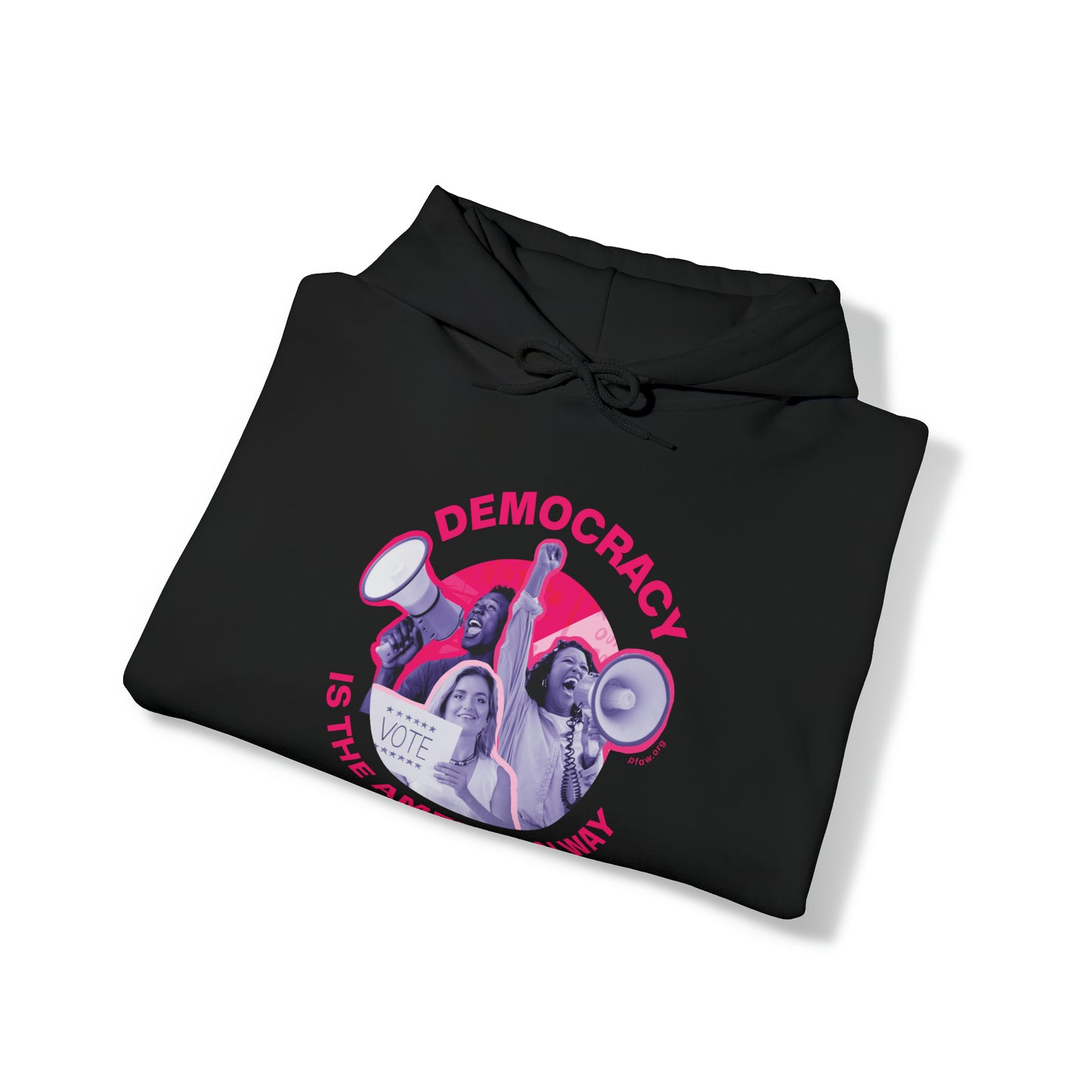 Democracy is the American Way Hooded Sweatshirt