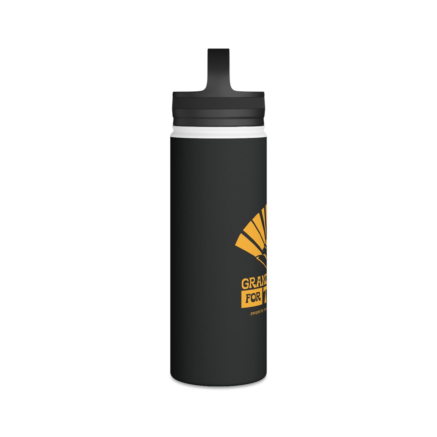 Grandparents For Truth Water Bottle - Black
