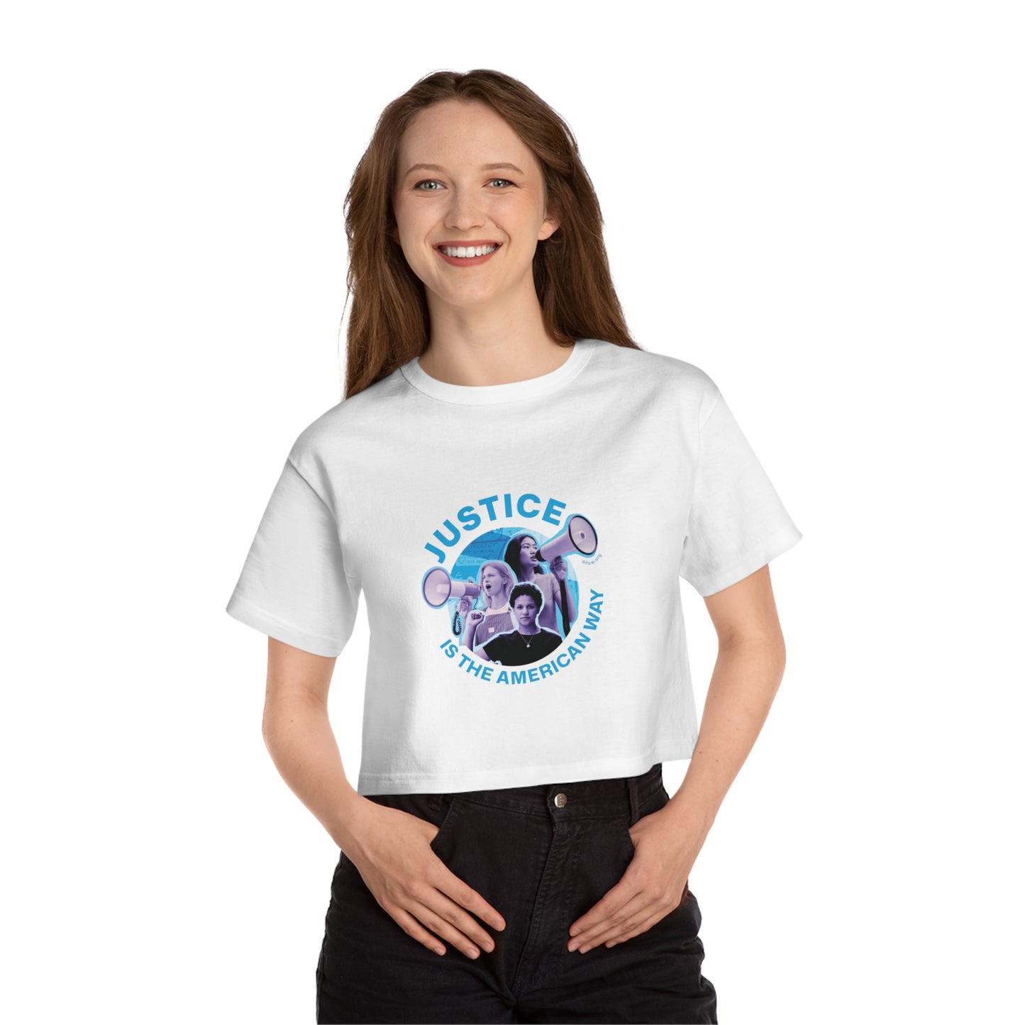 Justice is the American Way Crop Top