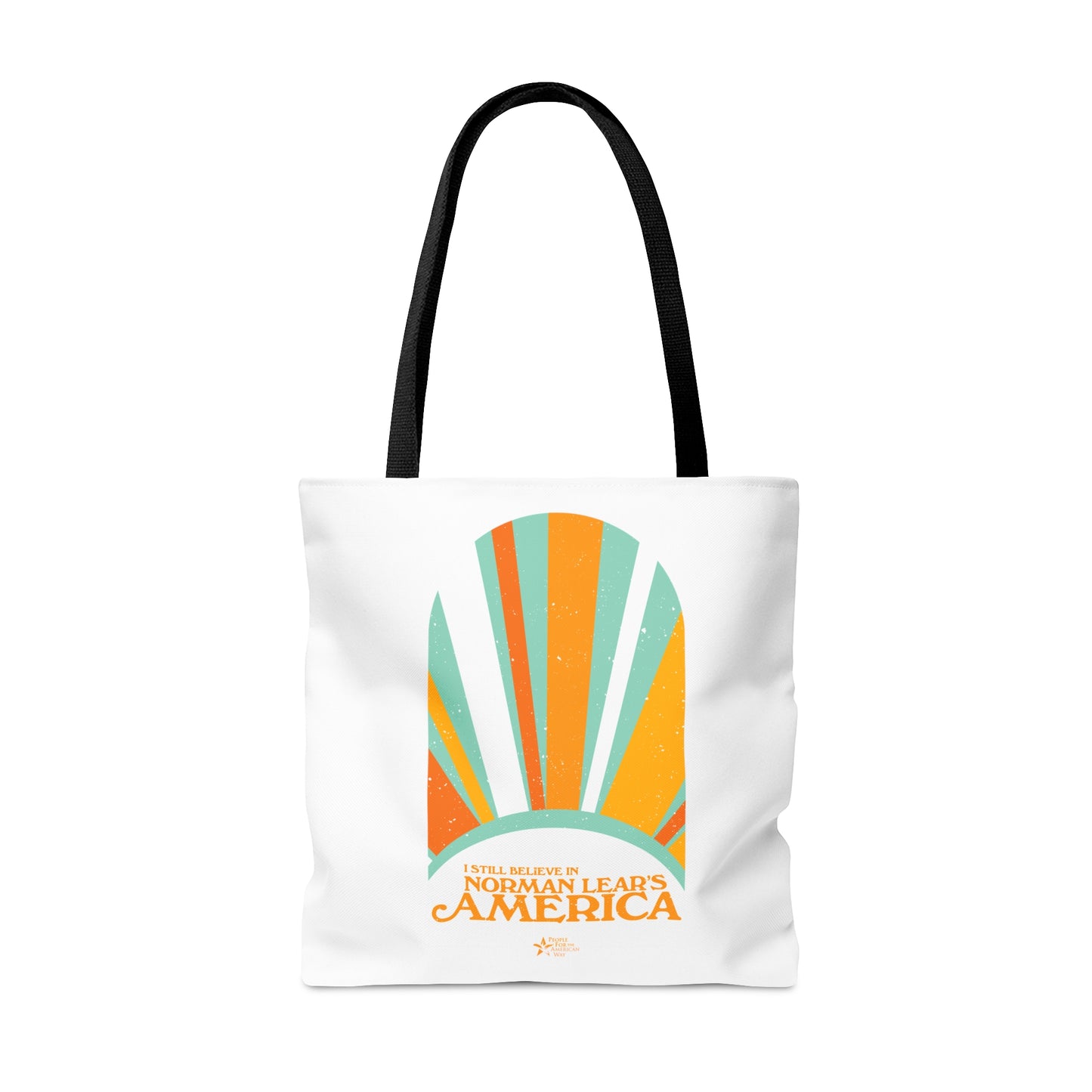 I Still Believe Arch Tote - White