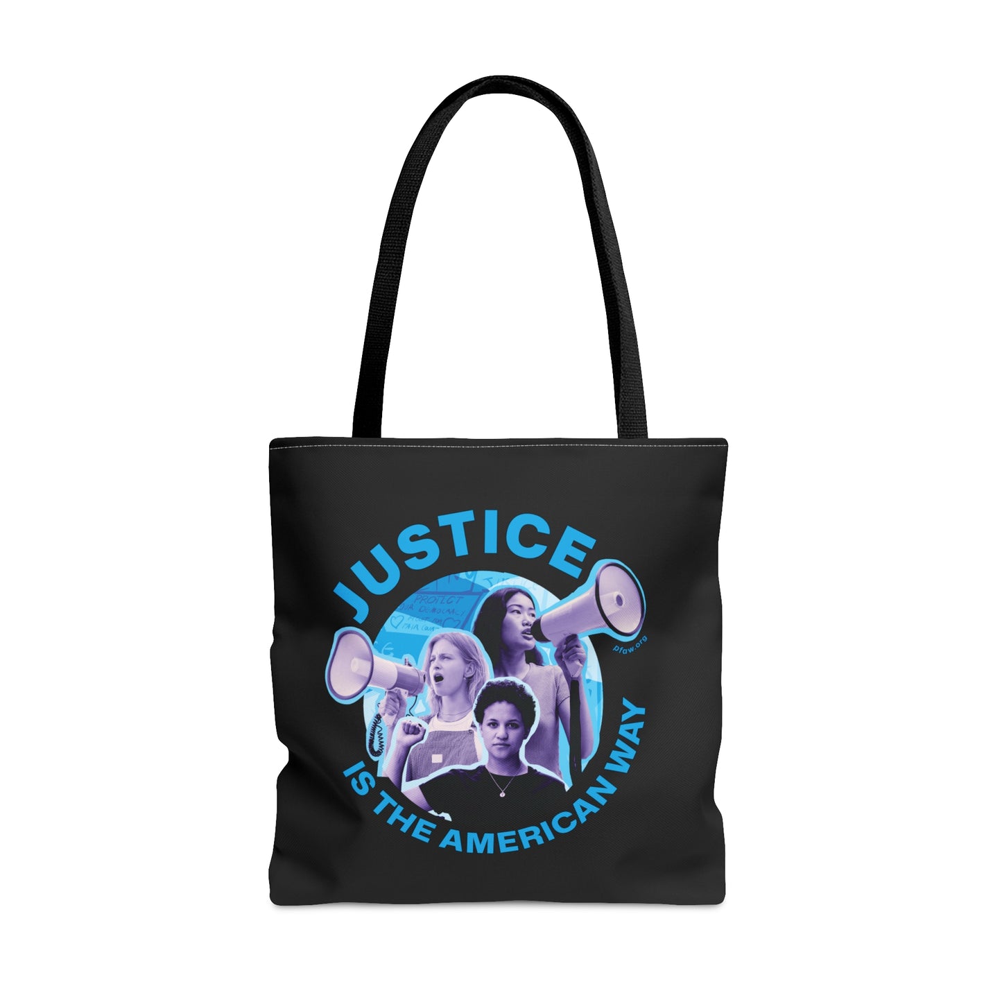 Justice is the American Way Tote - Black