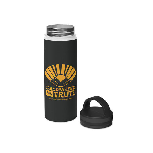 Grandparents For Truth Water Bottle - Black