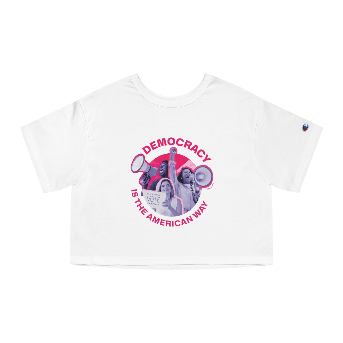 Democracy is the American Way Crop Top