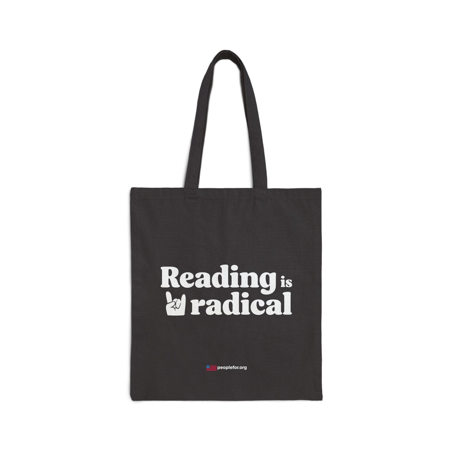 Reading is Radical tote bag