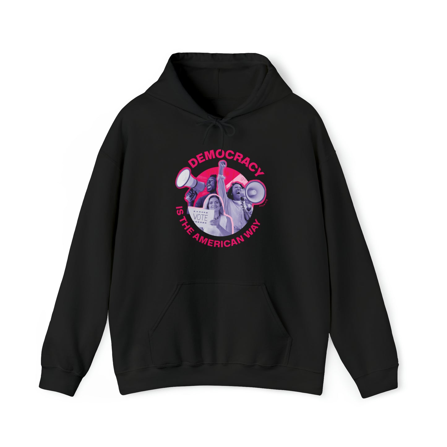 Democracy is the American Way Hooded Sweatshirt