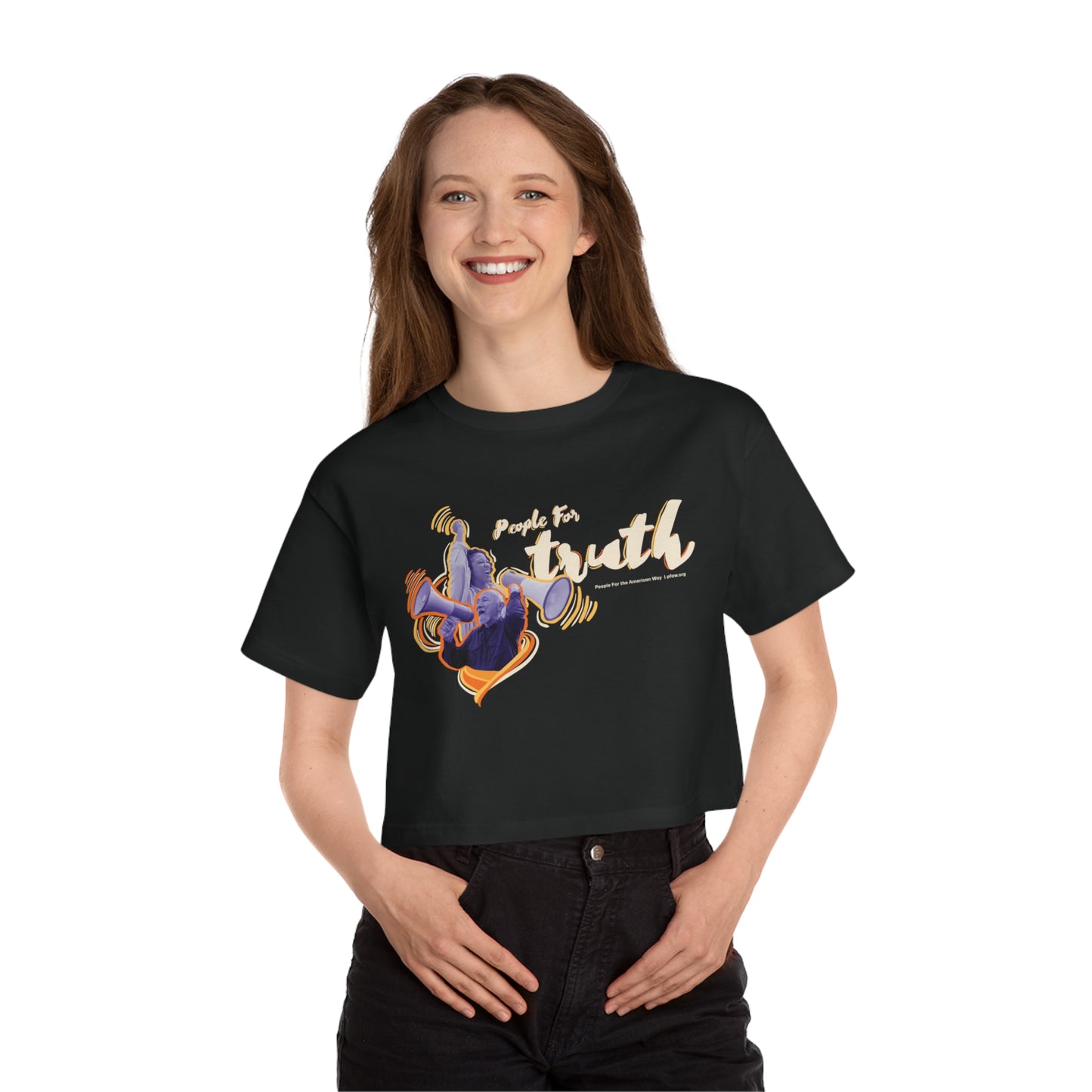People For Truth Crop Top