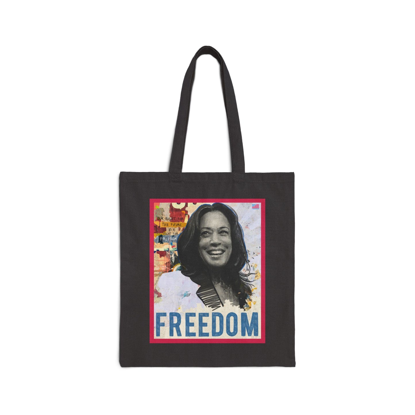 Freedom Kamala Harris Portrait by Victoria Cassinova tote bag