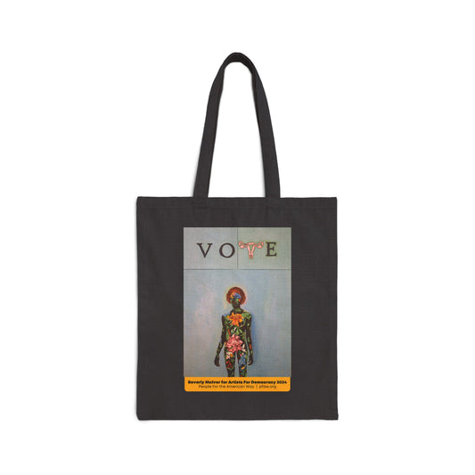 Tote Bag: "Vote Black Beauty" by Beverly McIver