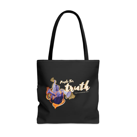 People For Truth Tote - Black