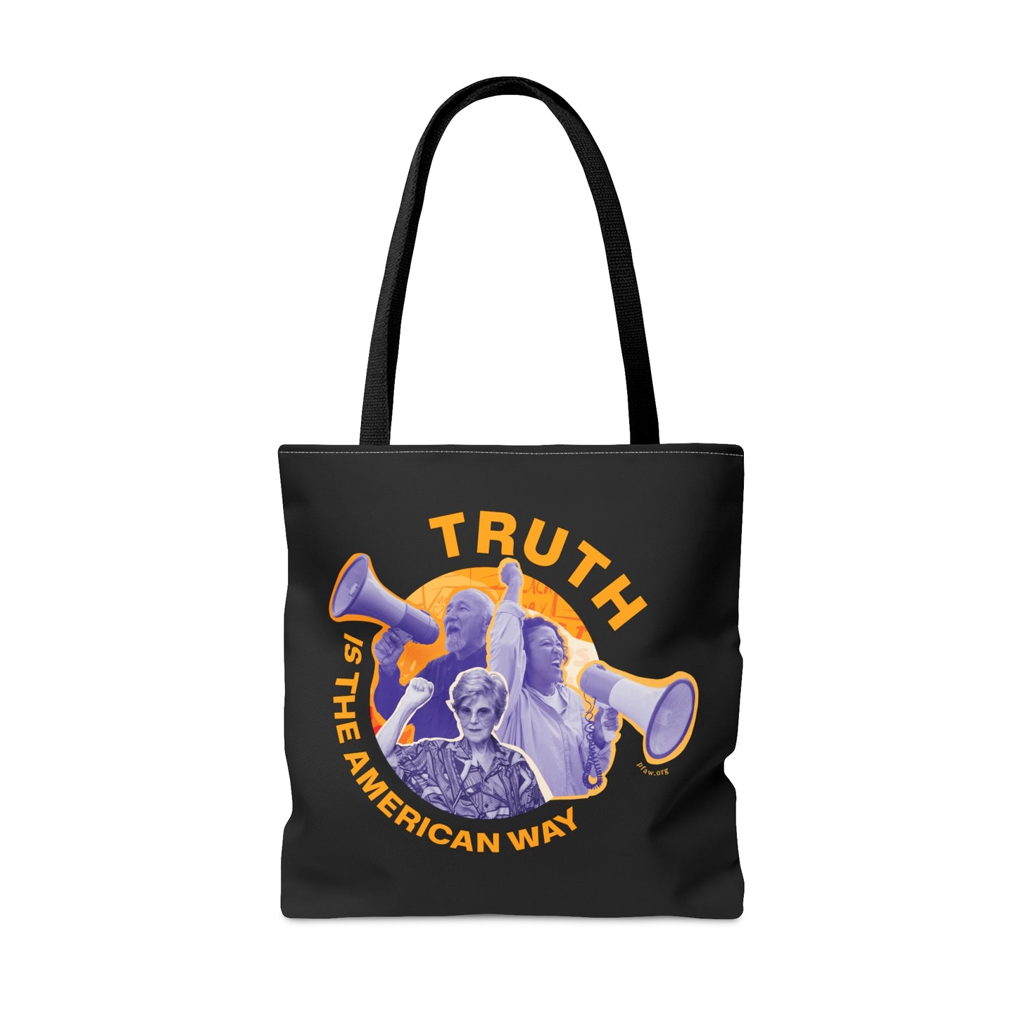 Truth is the American Way Tote - Black
