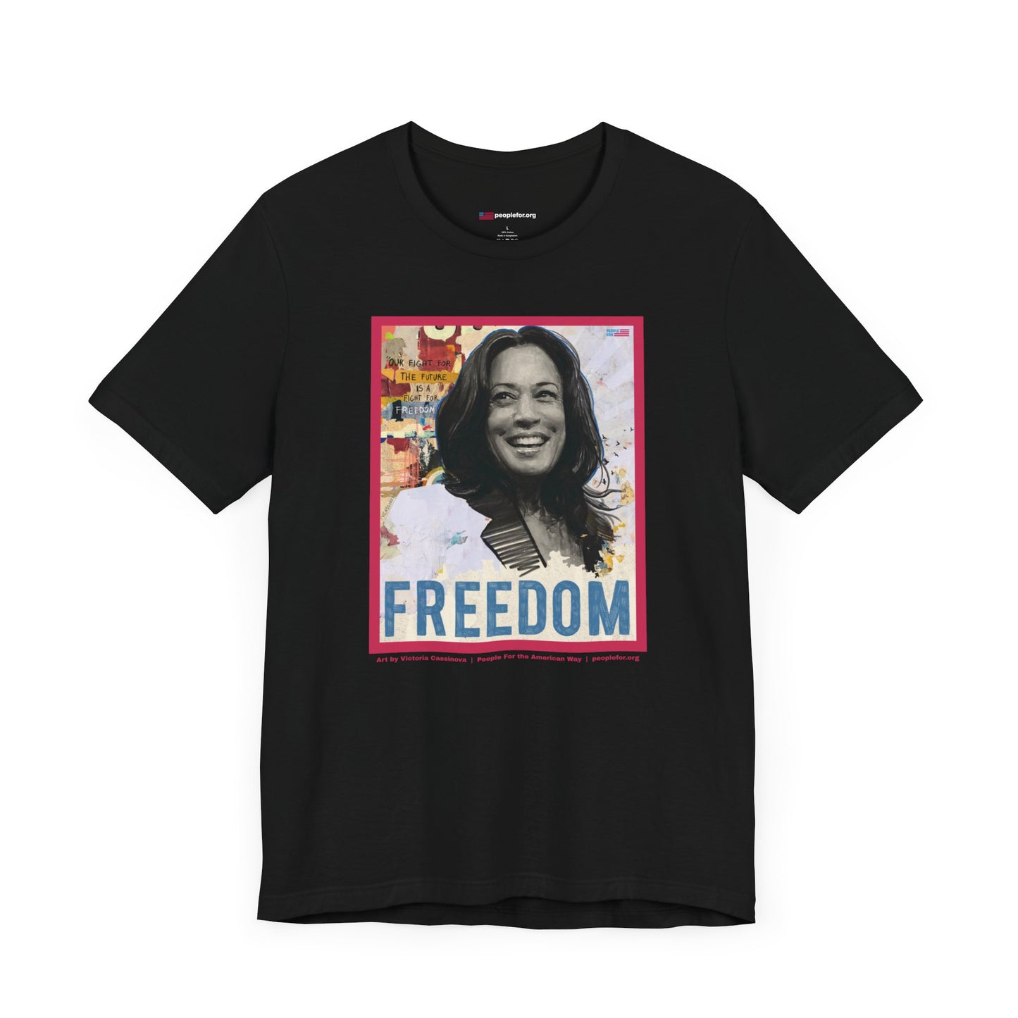 Kamala Harris Freedom by Victoria Cassinova T-shirt