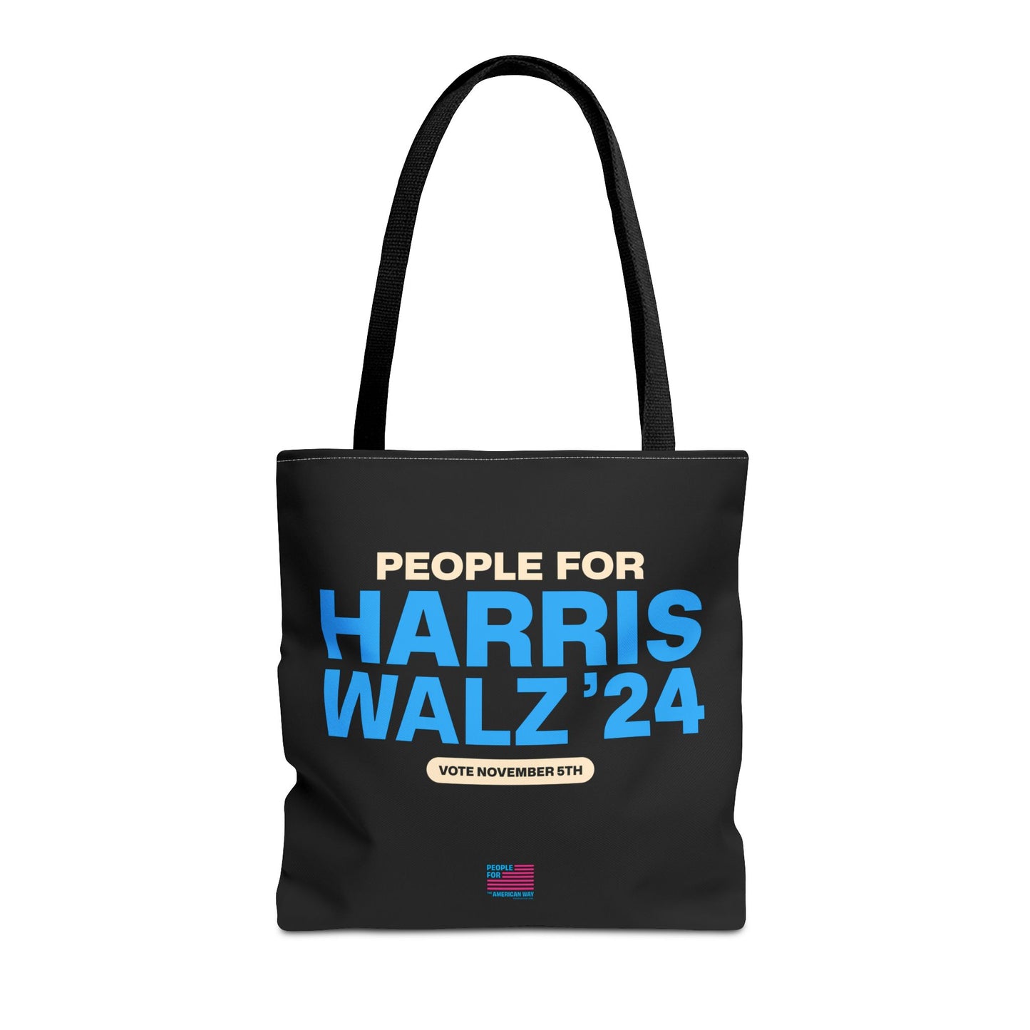 People For Harris Walz tote bag