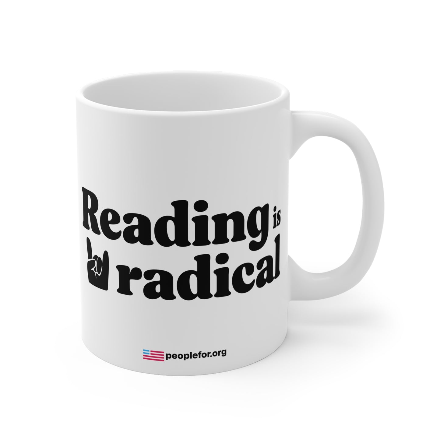 Reading is Radical mug