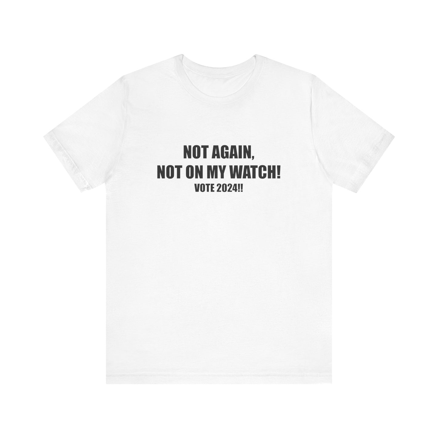 T-shirt: "Not Again" by Carrie Mae Weems