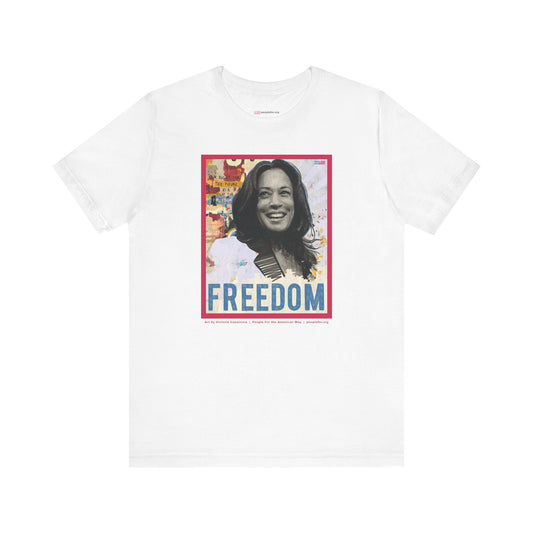 Kamala Harris Freedom by Victoria Cassinova T-shirt