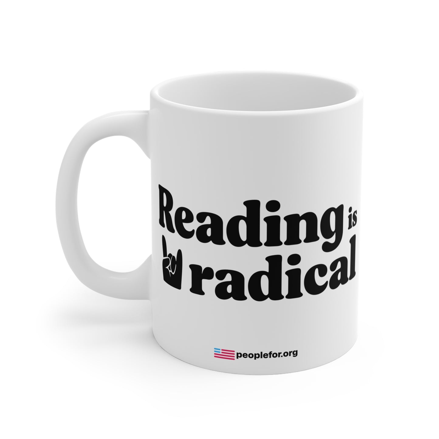 Reading is Radical mug