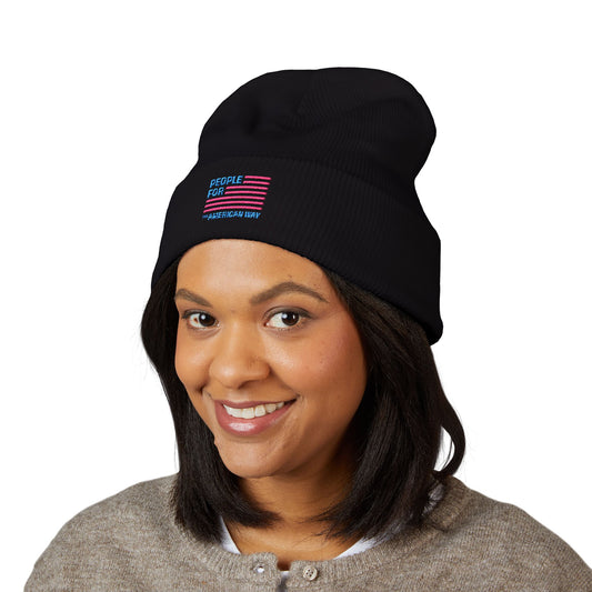 Embroidered 'People For...' Logo Beanie