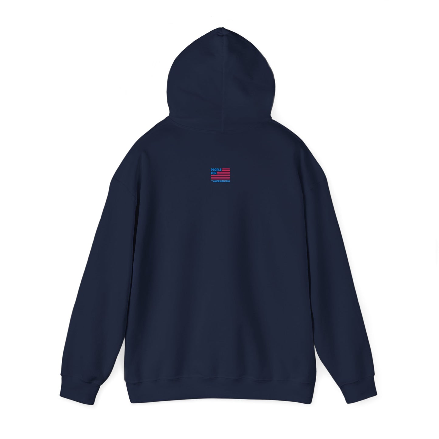 No Kings in America Navy Hooded Sweatshirt