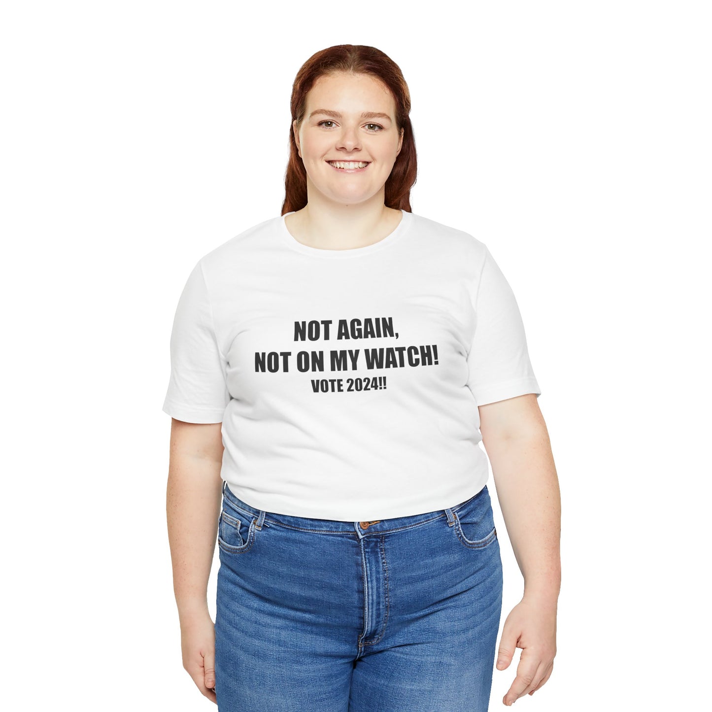 T-shirt: "Not Again" by Carrie Mae Weems