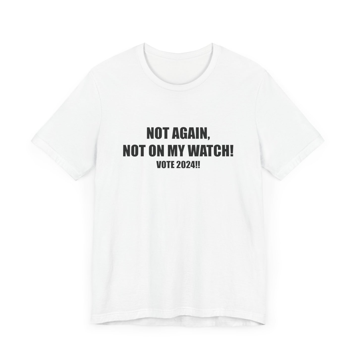 T-shirt: "Not Again" by Carrie Mae Weems