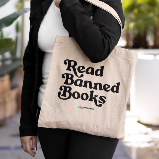 Read Banned Books tote bag