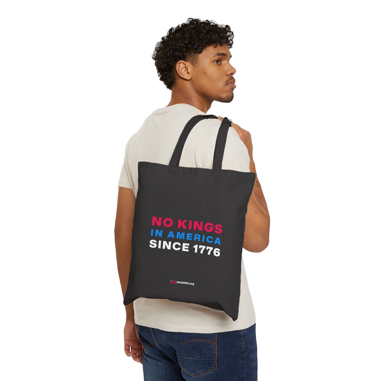 No Kings In America Canvas Tote