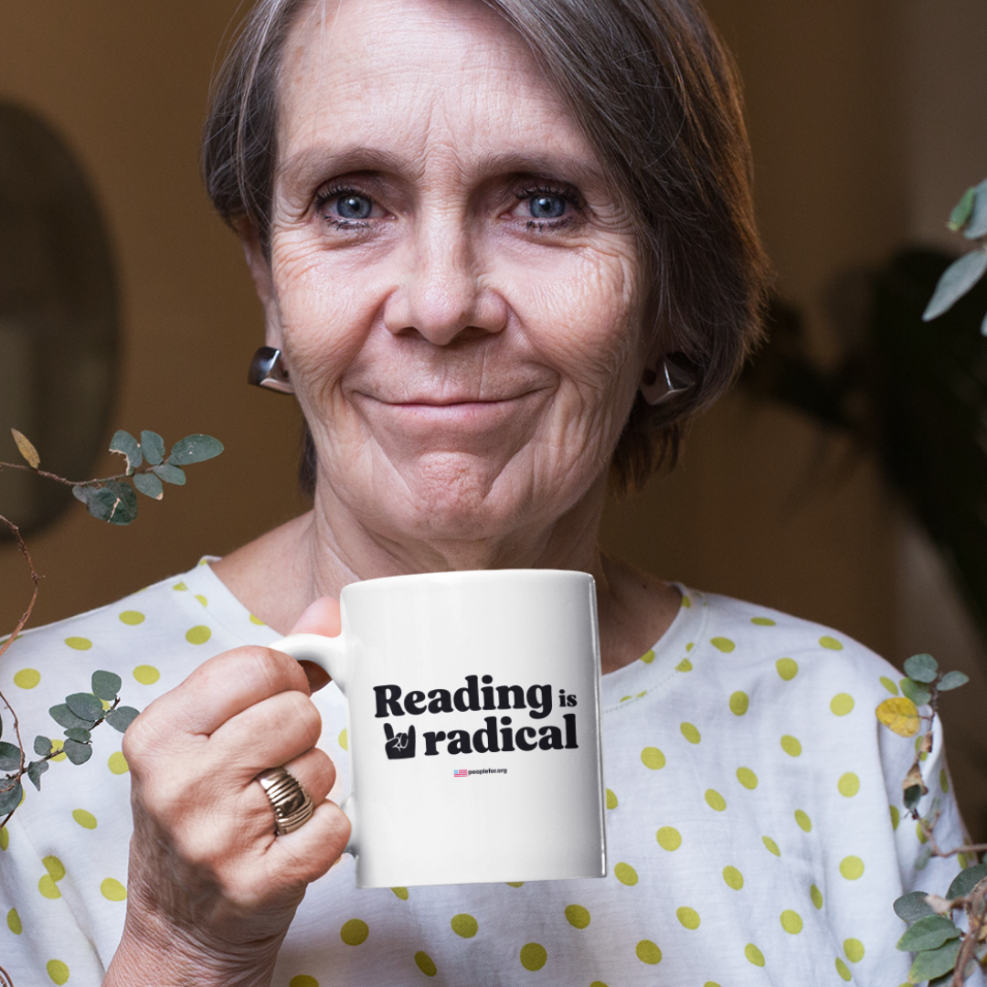 Reading is Radical mug