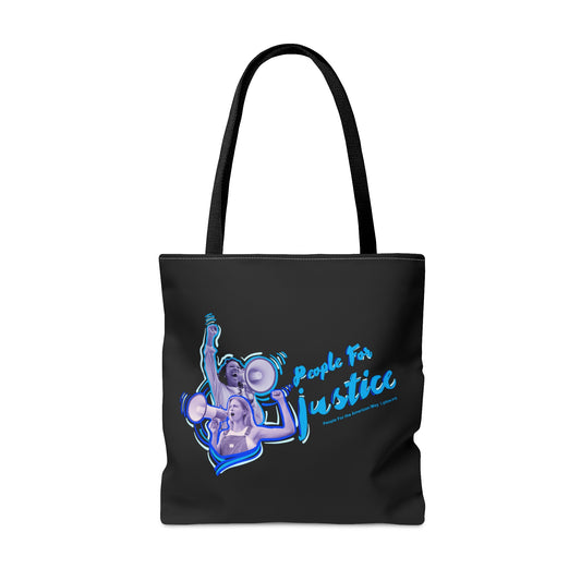 People For Justice Tote - Black