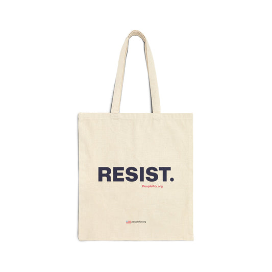 Resist Canvas Tote