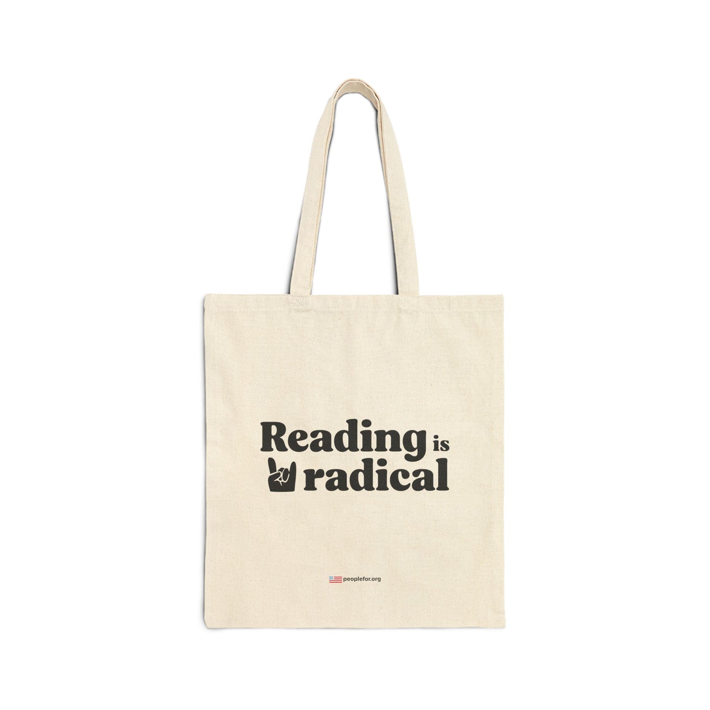 Reading is Radical tote bag