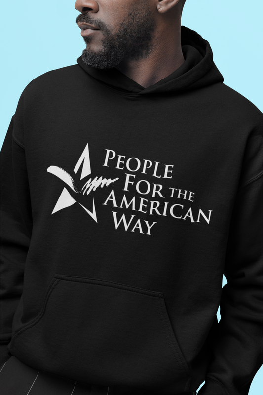 People For the American Way Logo Hooded Sweatshirt