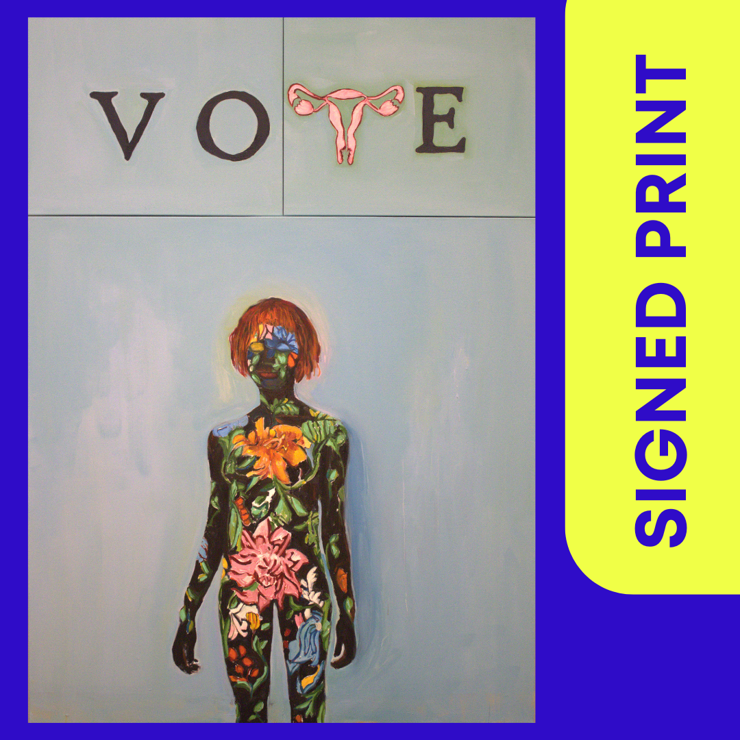 Signed Print: "VOTE Black Beauty" by Beverly McIver