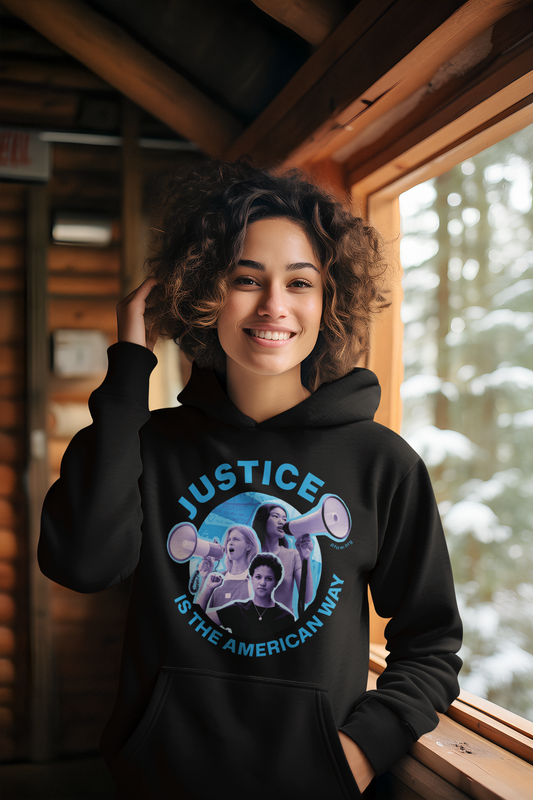 Justice is the American Way Hooded Sweatshirt