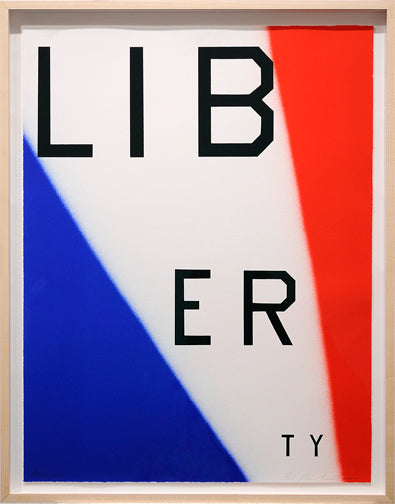 "Liberty" by Ed Ruscha, limited edition, signed print