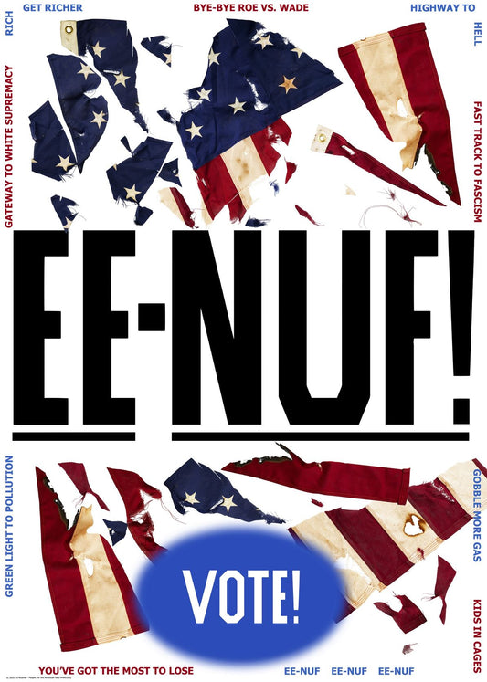 "EE-NUF!" by Ed Ruscha, unsigned poster